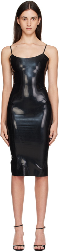 Photo: Poster Girl Black Whistle Midi Dress