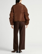 Khrisjoy Womens Puffer in Brown
