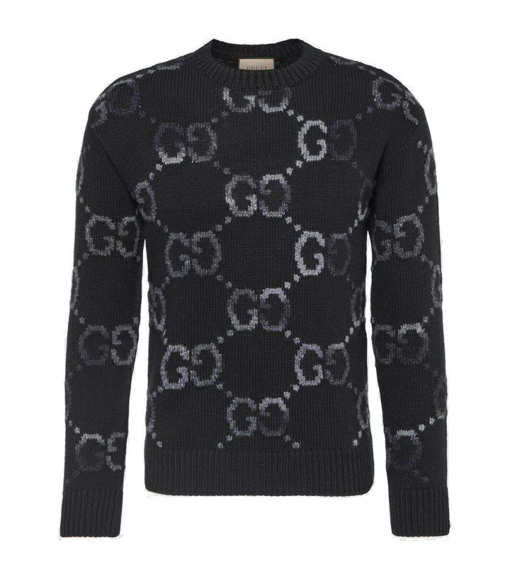 Photo: Gucci GG intarsia wool-blend sweater