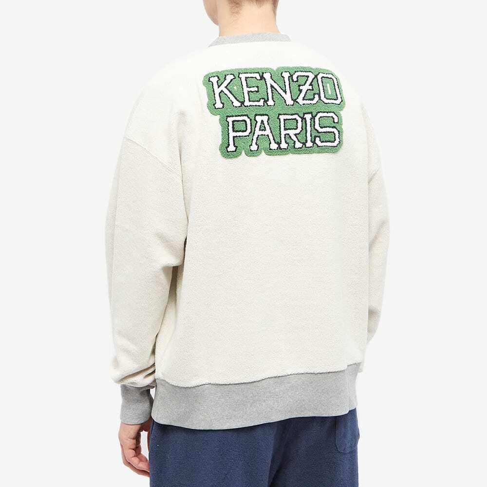 Kenzo Men's K Back Logo Crew Sweat in Pearl Grey Kenzo