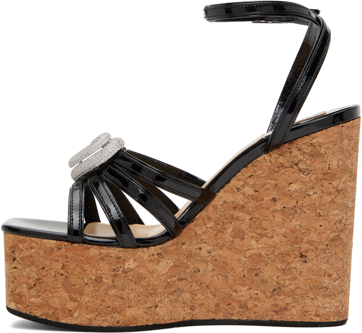 Crystal Heart - Women's High Wedge Sandals main image 1