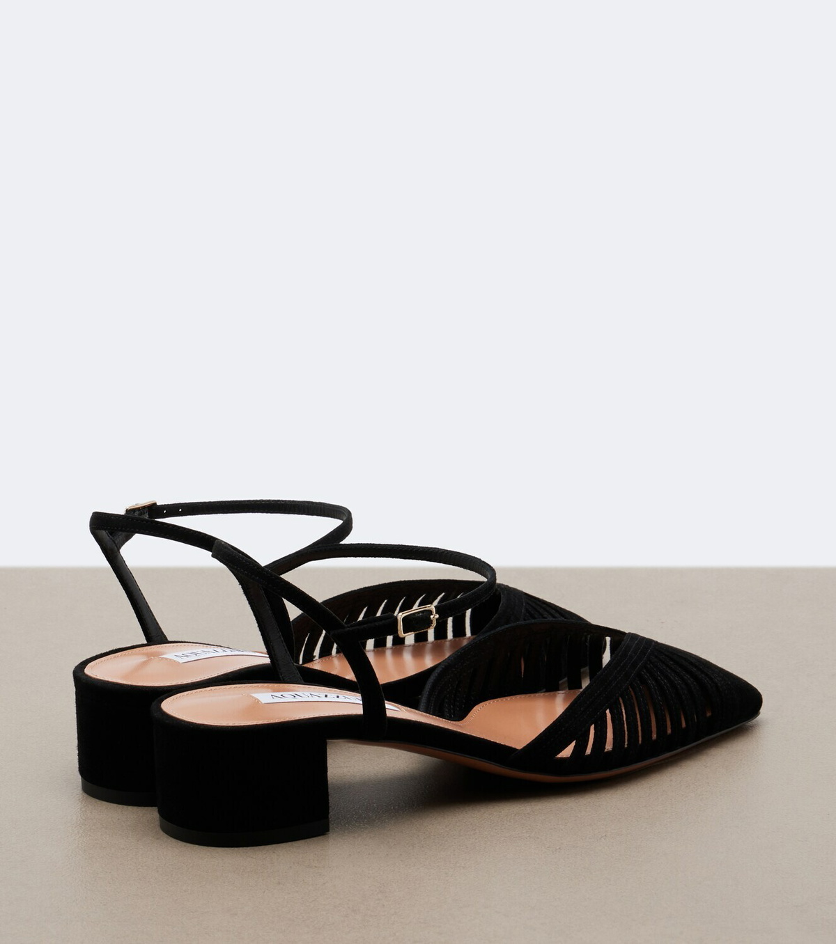 Aquazzura Yara suede pumps