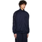 Doublet Navy Chaos Embroidery Track Jacket