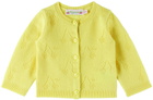 Bonpoint Baby Yellow Tibile Cardigan
