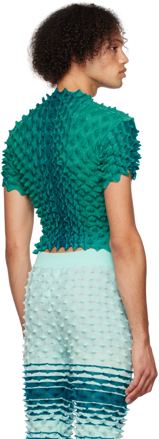 Chet Lo SSENSE Exclusive Green Secura Turtleneck