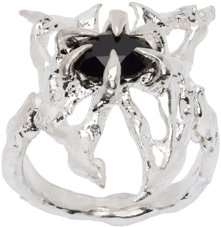 Photo: Harlot Hands SSENSE Exclusive Silver Butterfly Ring