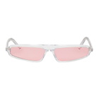 NOR Transparent and Pink Phenomenon Micro Sunglasses