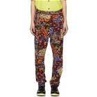 Sacai Multicolor Floral Print Trousers