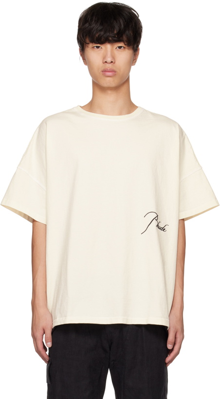 Photo: Rhude Off-White Reverse T-Shirt