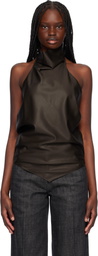 GIA STUDIOS Brown Yem Blouse