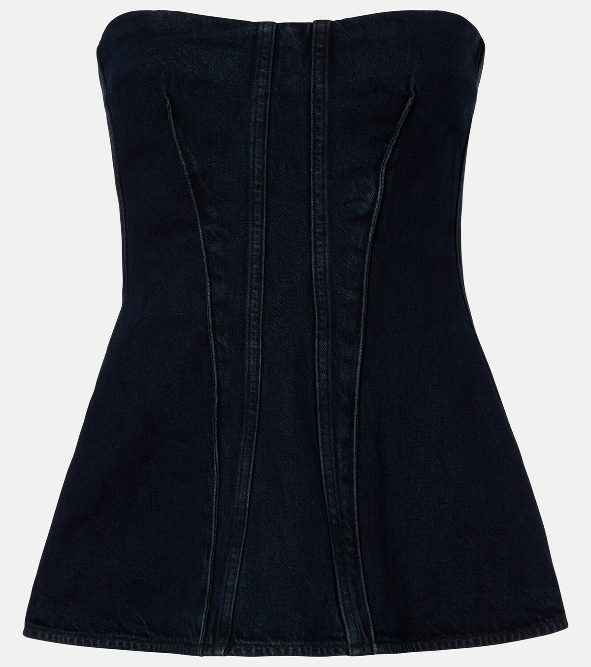 Agolde Lara denim corset