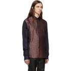 Comme des Garcons Homme Plus Multicolor Jacquard Leopard Shirt