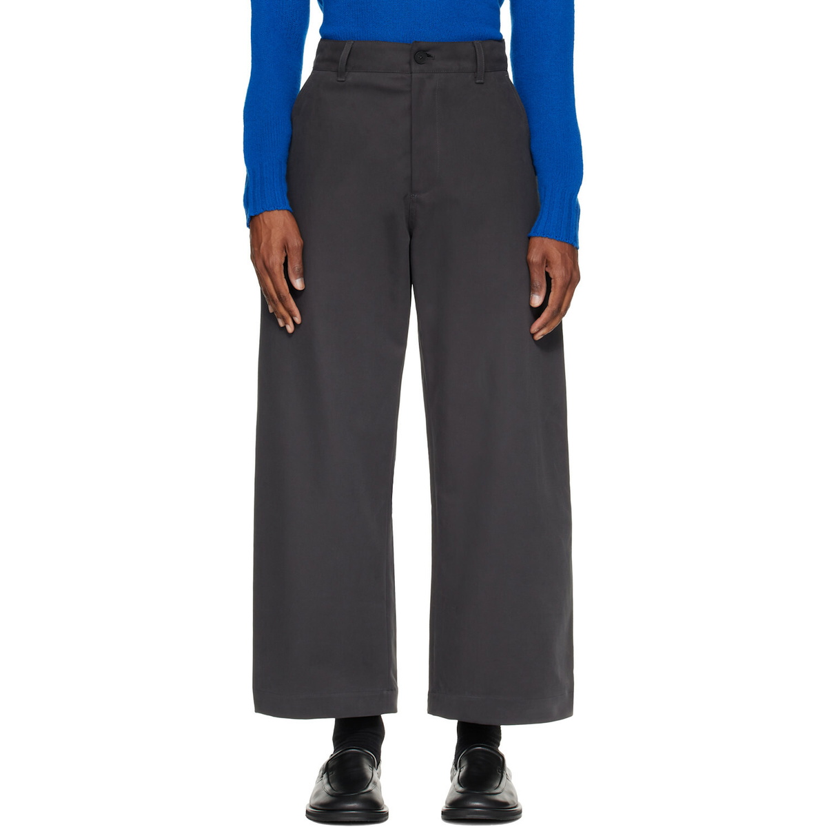 Studio Nicholson Gray Minard Trousers