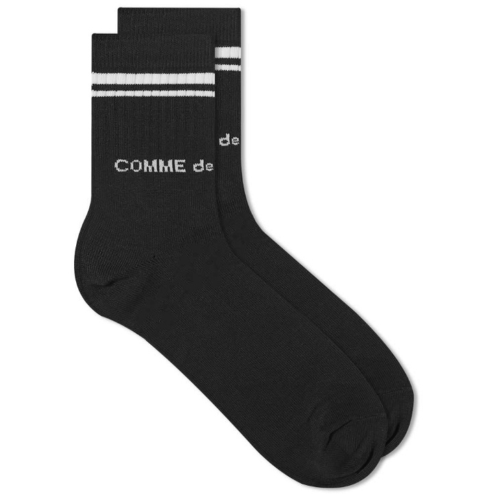 Photo: Comme des Garçons Homme Plus Logo Sock