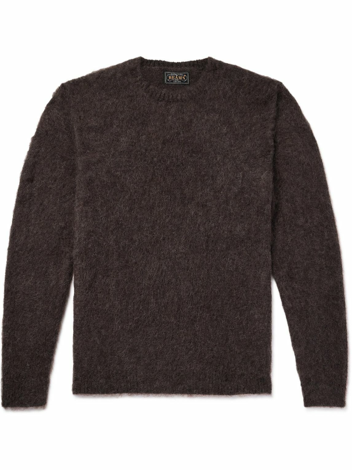 Beams Plus - Mohair-Blend Sweater - Brown Beams Plus