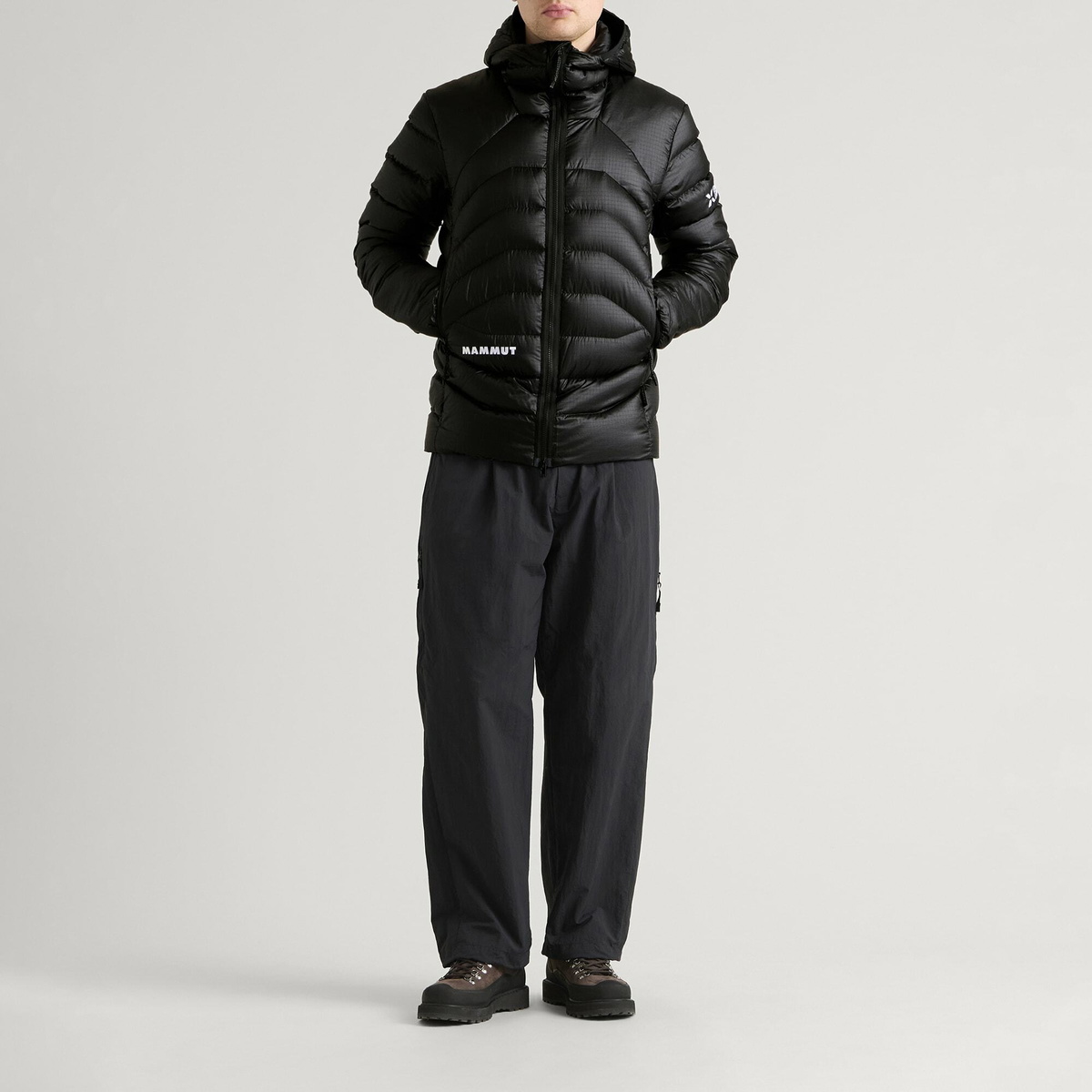 Mammut Men's Eiger Nordwand Light Down Jacket in Black