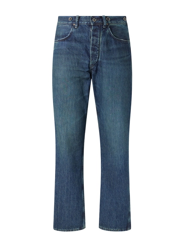 Photo: RRL - Richmond Straight-Leg Striped Jeans - Blue