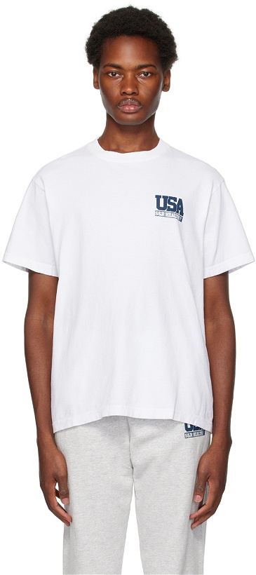 Photo: Sporty & Rich White 'Team USA' T-Shirt