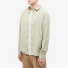 Folk Men's Babycord Shirt in Olive