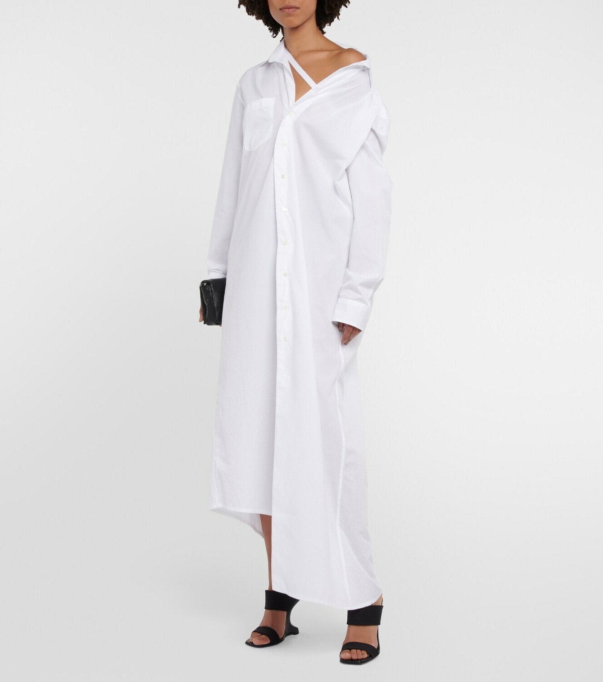 ANN DEMEULEMEESTER cotton shirt jacket