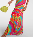 Pucci Printed halterneck maxi dress