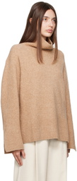 CAMILLA AND MARC Tan Merewood Turtleneck