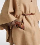Loro Piana Belted wool and cashmere cape