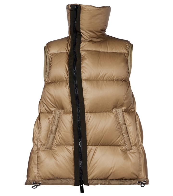 Photo: Sacai Asymmetric quilted down vest