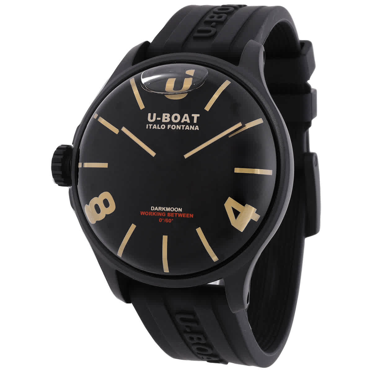 U-Boat Darkmoon Quartz Black Dial Mens Watch 8464-D