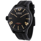 U-Boat Darkmoon Quartz Black Dial Mens Watch 8464-D