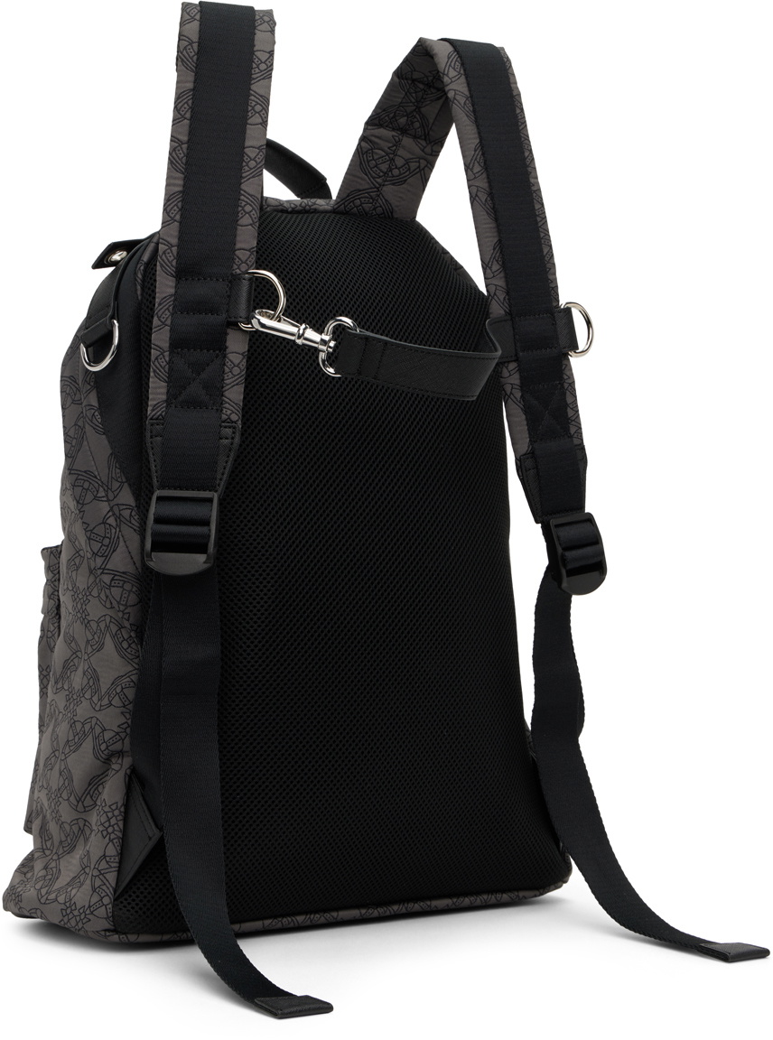 Vivienne Westwood Gray Edward Backpack Vivienne Westwood