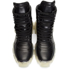 Rick Owens Black Clear Sole Tractor Dunk Boots