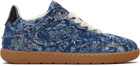 GANNI Blue Denim Tapestry Sneakers