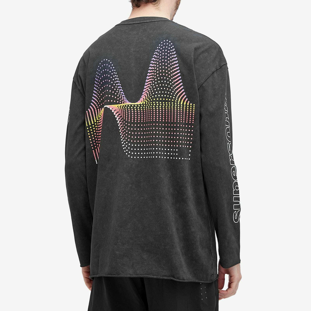 Over Over Men's Supersonic Long Sleeve T-Shirt in Black OVER