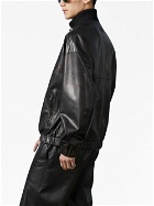 GUCCI - Leather Bomber Jacket