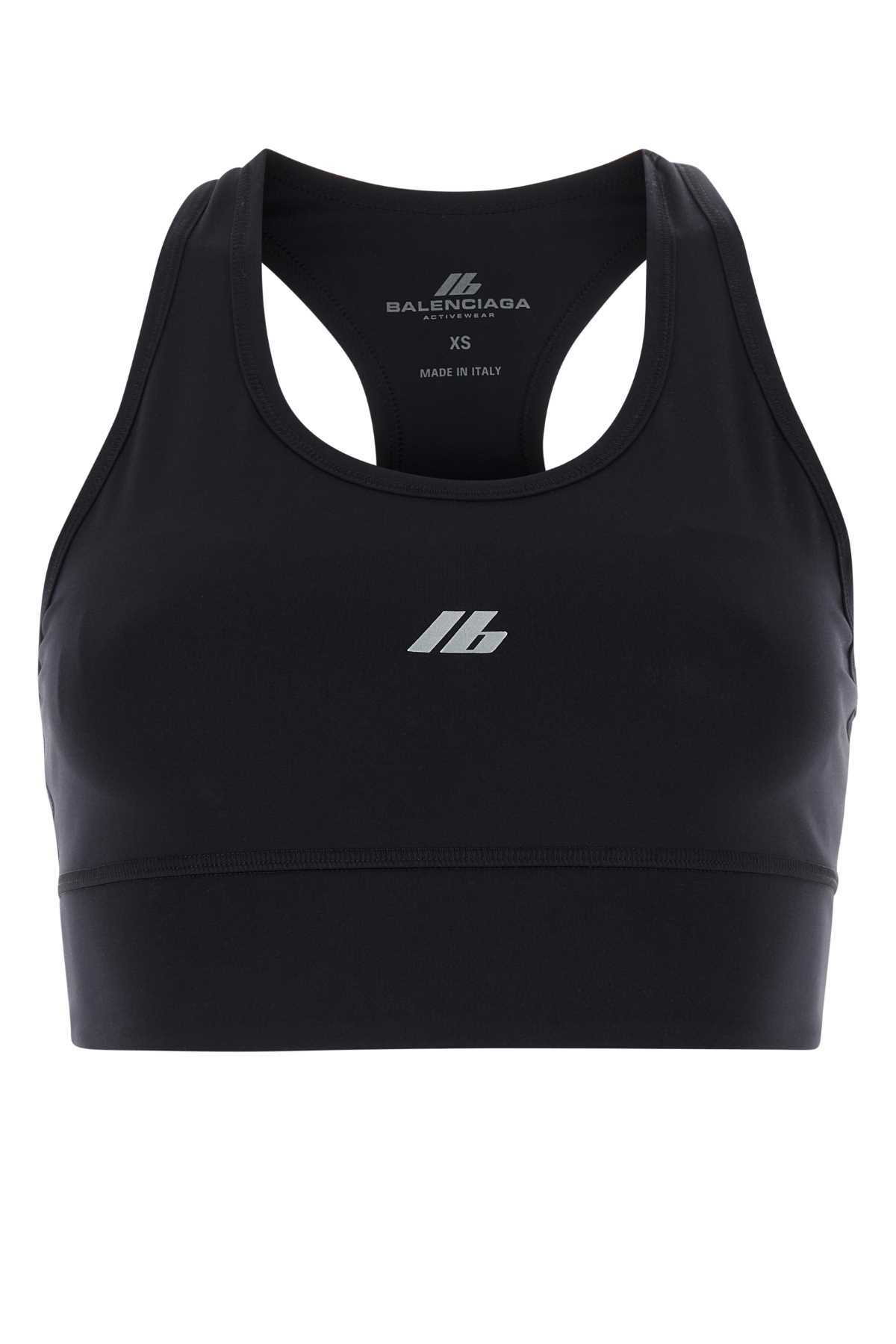 【関税＆送料込み】Balenciaga Activewear Sports Bra Clothin Black Activewear Sports Bra by Balenciaga on Sale