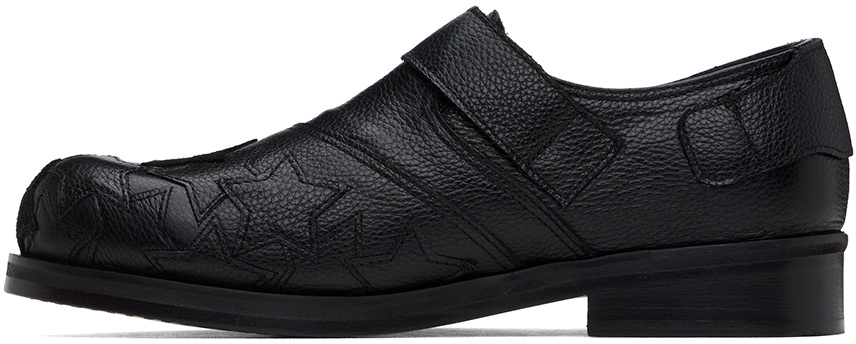 【STEFAN COOKE 】STAR STRAP Stefan Cooke Black Star Biker Monkstraps Stefan Cooke