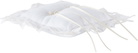 Gohar World White Battenburg Lace Ring Pillow