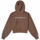 Sporty & Rich Women's Athletic Club Hoodie in Chocolate