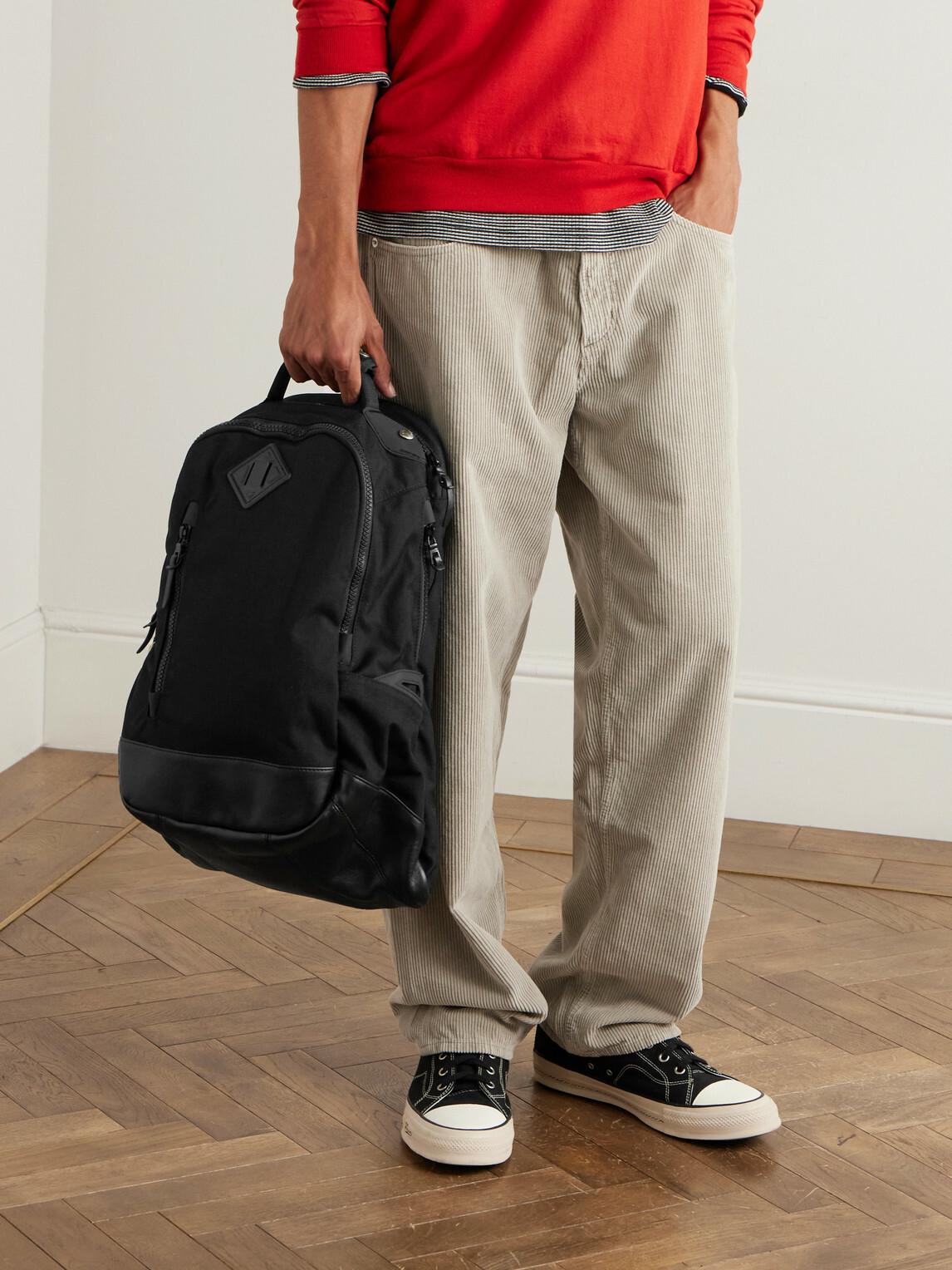 Visvim - Leather-Trimmed CORDURA® Backpack Visvim