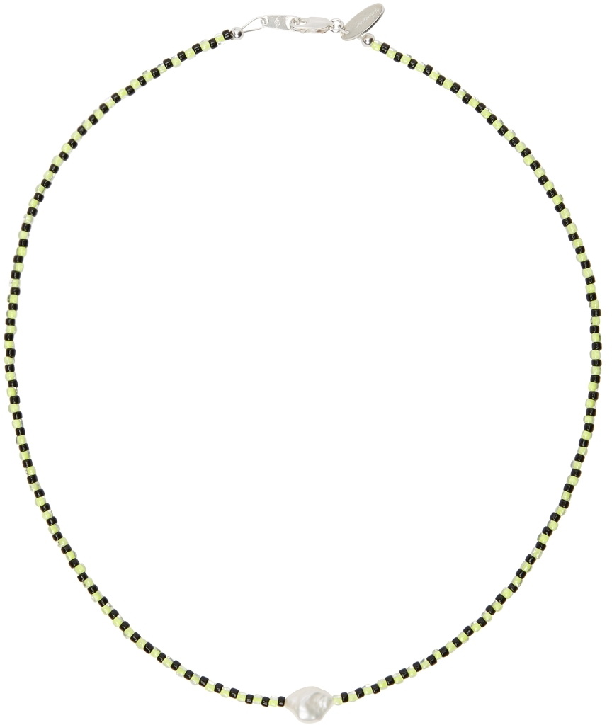 Santangelo Somos Como Niños Necklace in White/Silver
