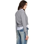 Vivienne Westwood Gray Bea Cropped Cardigan