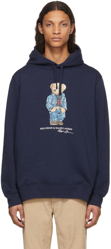 Photo: Polo Ralph Lauren Navy Polo Bear Hoodie