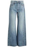 Veronica Beard Taylore Wide-leg Jeans Blue