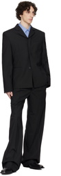 032c Black '032c Office Attire' Suit Blazer