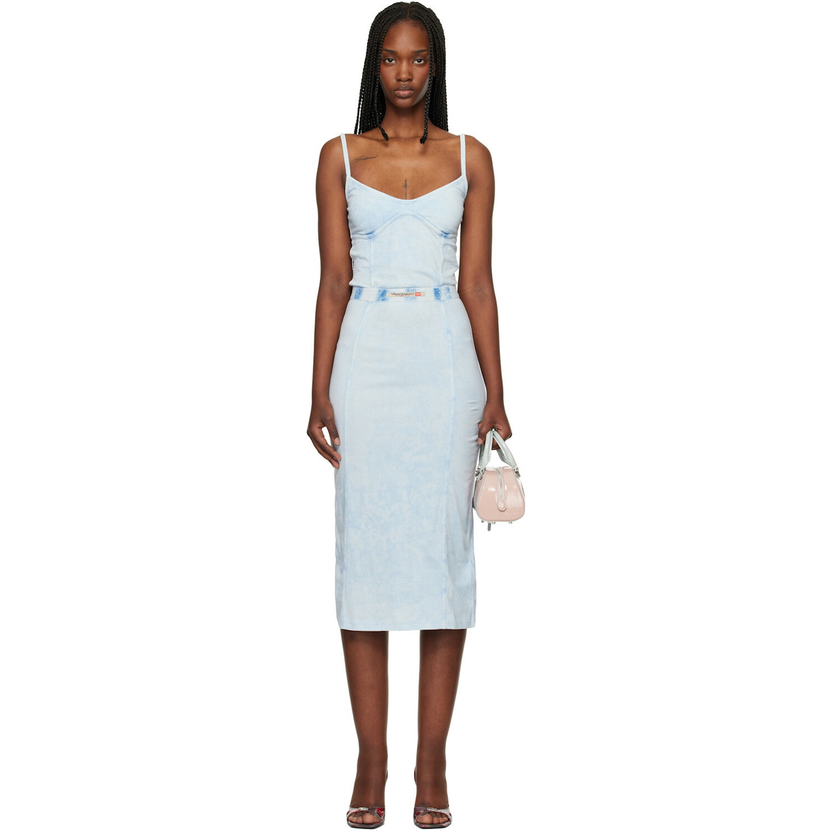 Diesel Blue D-Ony Midi Dress