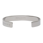 Maison Margiela Silver Polished Bangle Bracelet