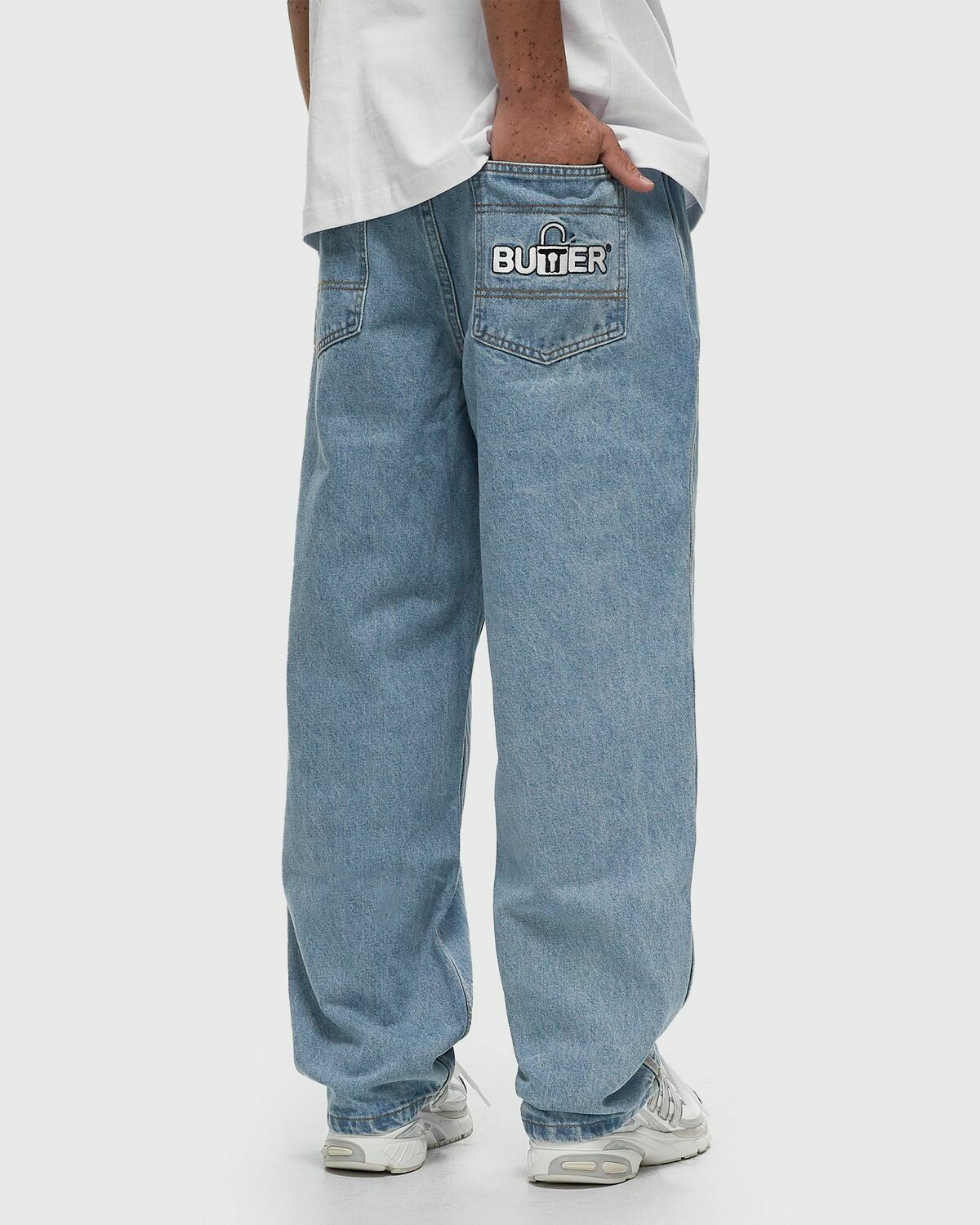 Butter Goods Lock Baggy Denim Jeans Blue Jeans Butter Goods