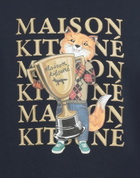 Maison Kitsuné Mens Sweatshirt Midnight in Blue