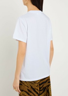 Ganni Printed Cotton T-shirt Leopard